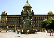 Prague – St. Wenceslas Square and National museum